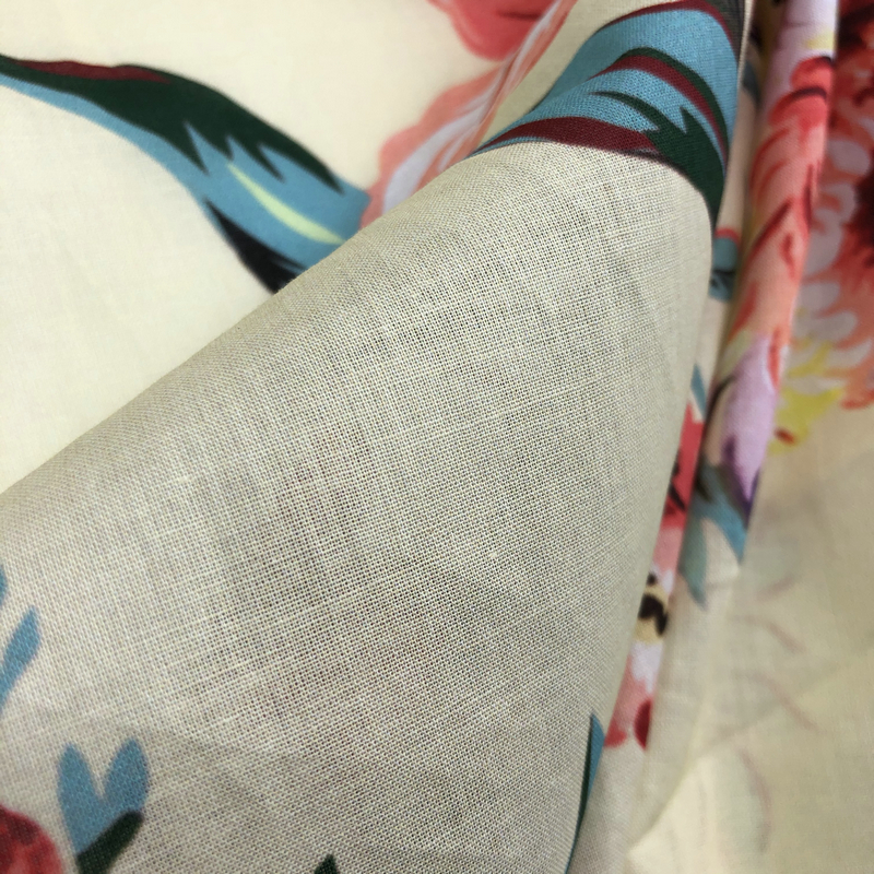60S cotton voile custom printed thin cotton 75gsm 60*60/90*88