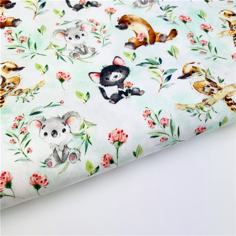 Wholesale 40S 60S 100% cotton poplin fabric for kid’s floral dress